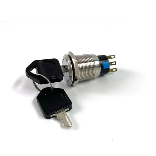 Nút Xoay Bằng Thép Không Gỉ 2 Và 3 Vị Trí 16mm 19mm 22mm 1NO1NC