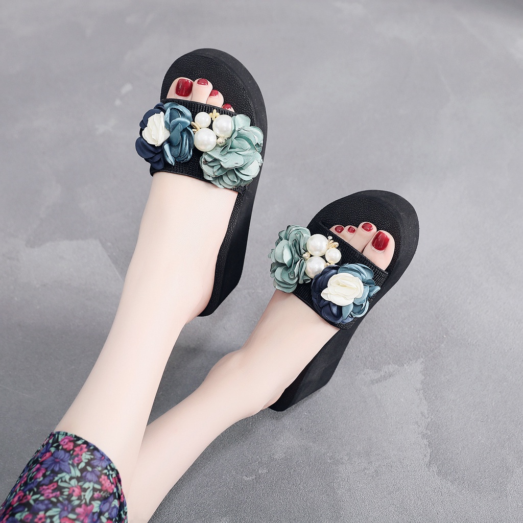 Dép nữ đính đá thời trang Âu Mỹ |