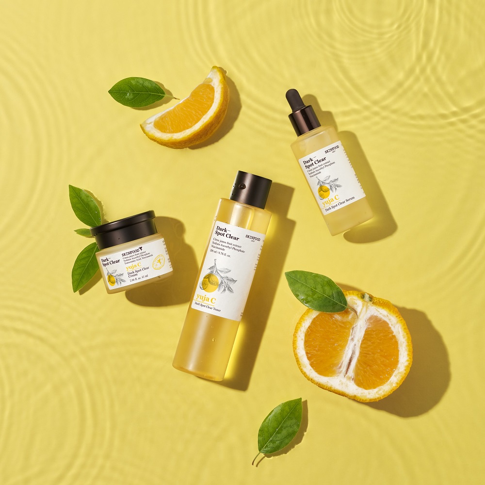 [SKINFOOD] Set toner và serum SKINFOOD vitamin C niacinamide làm sáng da hiệu quả 200ml 50ml