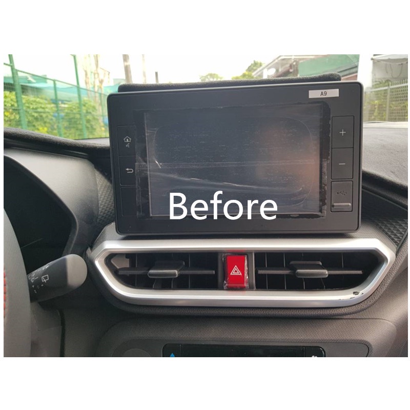 Khung Viền Lỗ Thông Khí Bằng Sợi Carbon Cho Xe Hơi Toyota Raize Daihatsu Rocky A200 2021 2022 2023