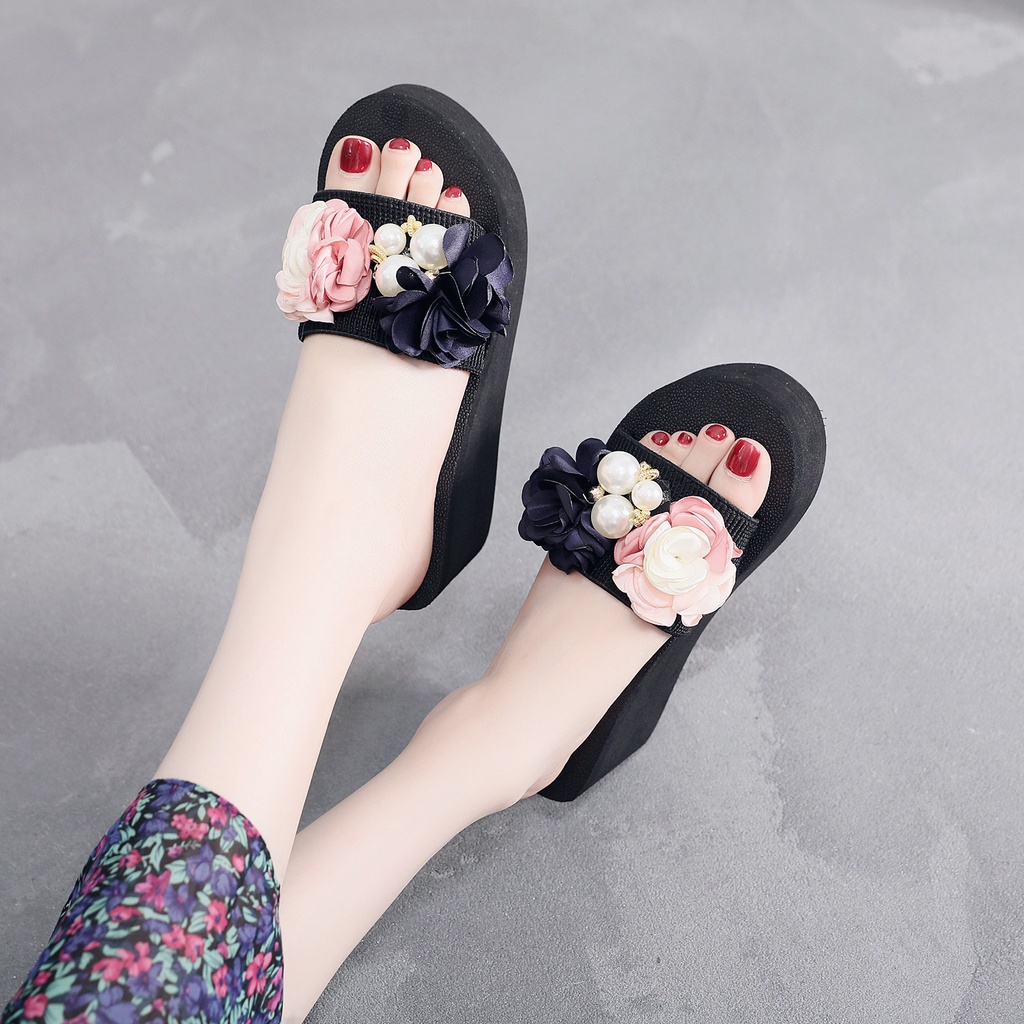 Dép nữ đính đá thời trang Âu Mỹ |