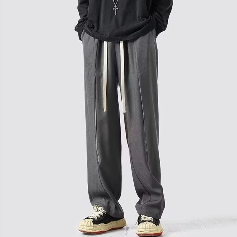 Quần Dài Ống Rộng Thiết Kế Đơn Giản Thời Trang Mùa Hè Cho Nam Size M-5XL