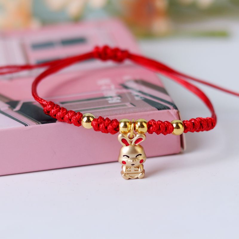 Vòng đeo tay may mắn GMAI màu đỏ thời trang 2023 cho nữ