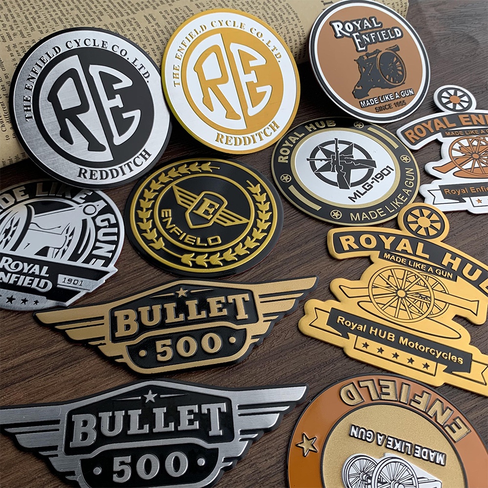Đề Can & Nhãn Dán Trang Trí Xe Máy In Chữ be Royal Enfield Bằng Nhôm Tiêu Chuẩn TTqpee