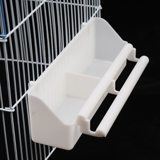 Khay nạp thức ăn cho chim lớn giá đỡ hộp đựng thức ăn bằng nhựa vẹt pigeon lồng nạp thức ăn cho nước lồng phụ kiện hộp đựng thức ăn