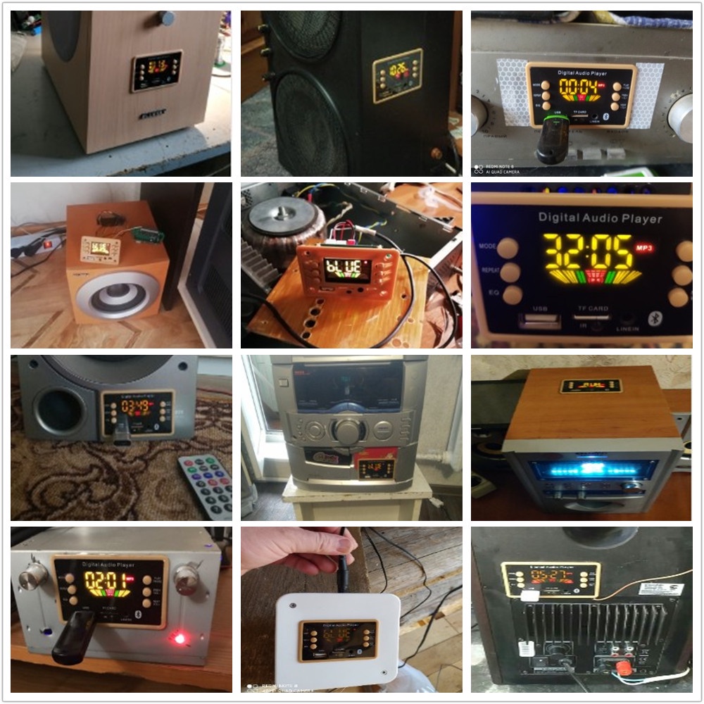 Mô Đun Giải Mã MP3 Bluetooth 5.0 5V 12V USB MP3 WMA WAV Thẻ TF / USB / FM Và Điều Khiển Từ Xa Cho Xe Hơi