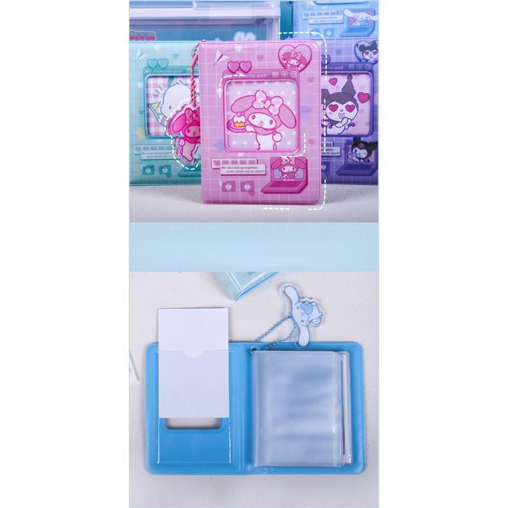 Album Ảnh 3 Inch Với 40 Ngăn Đựng Thẻ Tập Sách Lưu Trữ Thiết Kế Hoạt Hình Dễ Thương In Pvc | Top3C01