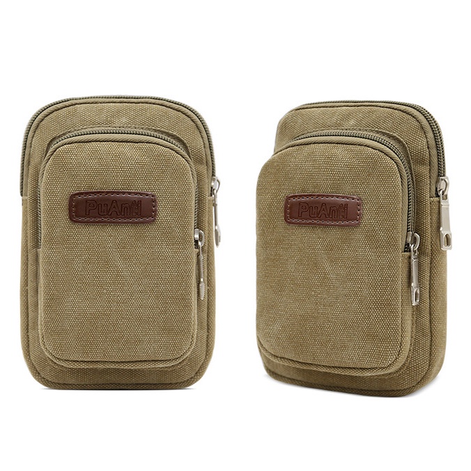 Túi Đeo Vai Đựng Điện Thoại mini Bằng Vải Bạt Thời Trang Hàng Mới Dành Cho Nam Và Nữ zc247