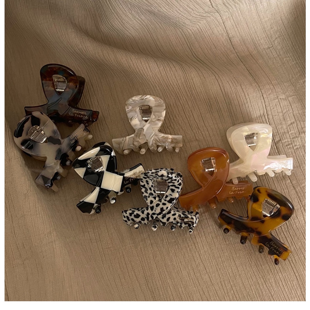 Kẹp Tóc Mái Chéo Phong Cách retro Hàn Quốc Cao Cấp Cho Nữ