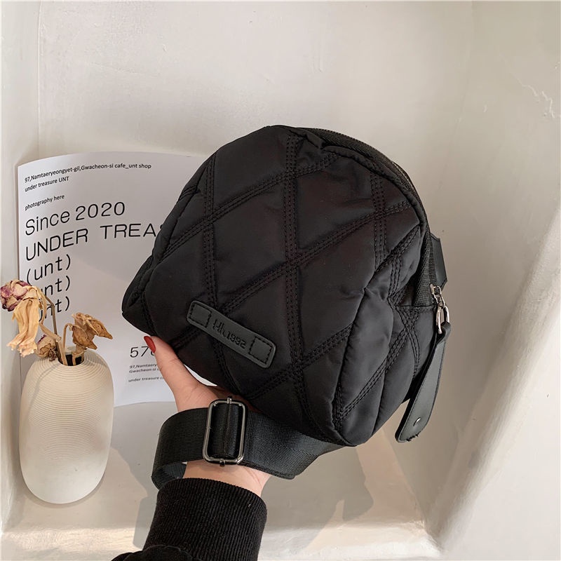 Túi Đeo Chéo Thêu Họa Tiết Kim Cương Đơn Giản Thời Trang Cho Nữ fna342