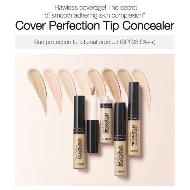 Kem Che Khuyết Điểm the SAEM SPF28 / PA + + 6.5g / 14 Màu Tùy Chọn