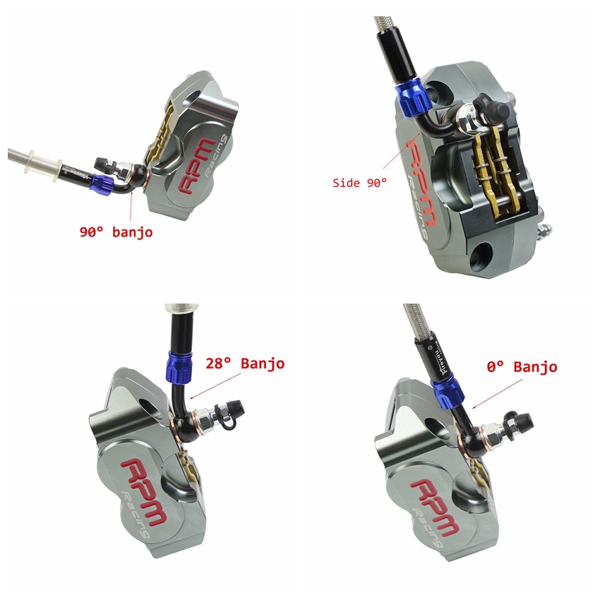 Ống Dẫn Dầu Phanh Ly Hợp Bằng Nhôm AN3 Dành Cho Xe Mô Tô Địa Hình ATV