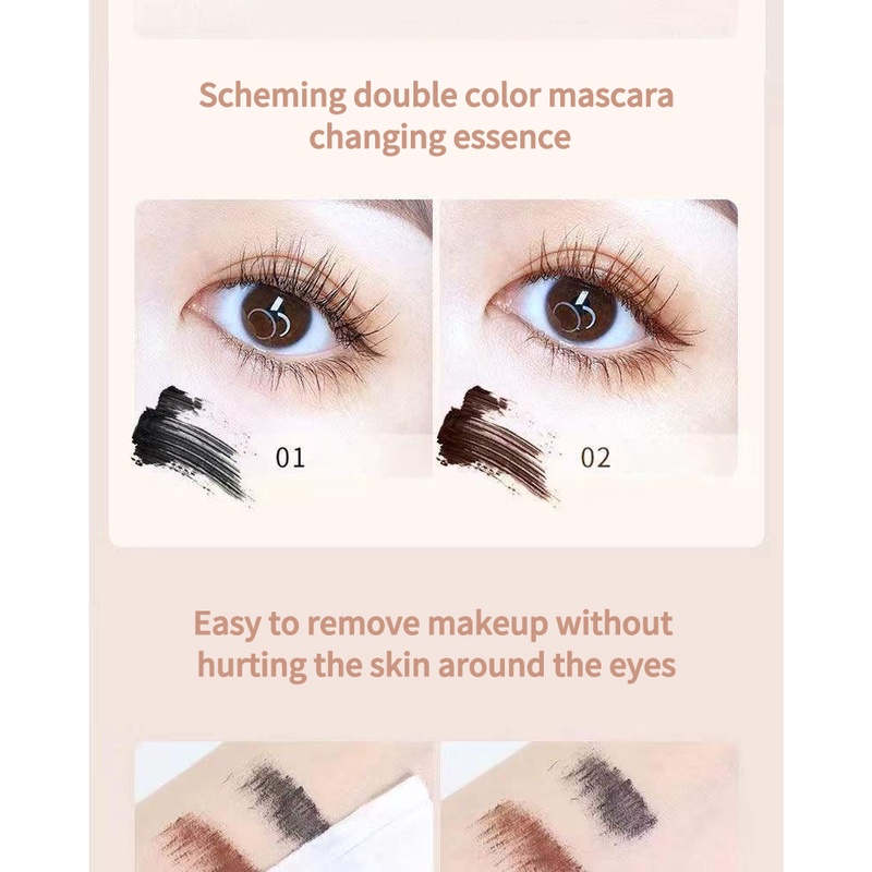 Mascara CAPPUVINI kháng nước chuốt mi cong vút và dài hơn 3g