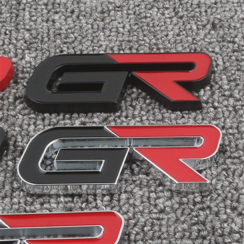 Sticker 3D trang trí xe ô tô thể thao HV Yris RZ RC RS Prius Lexus Harrier Camry RAV4