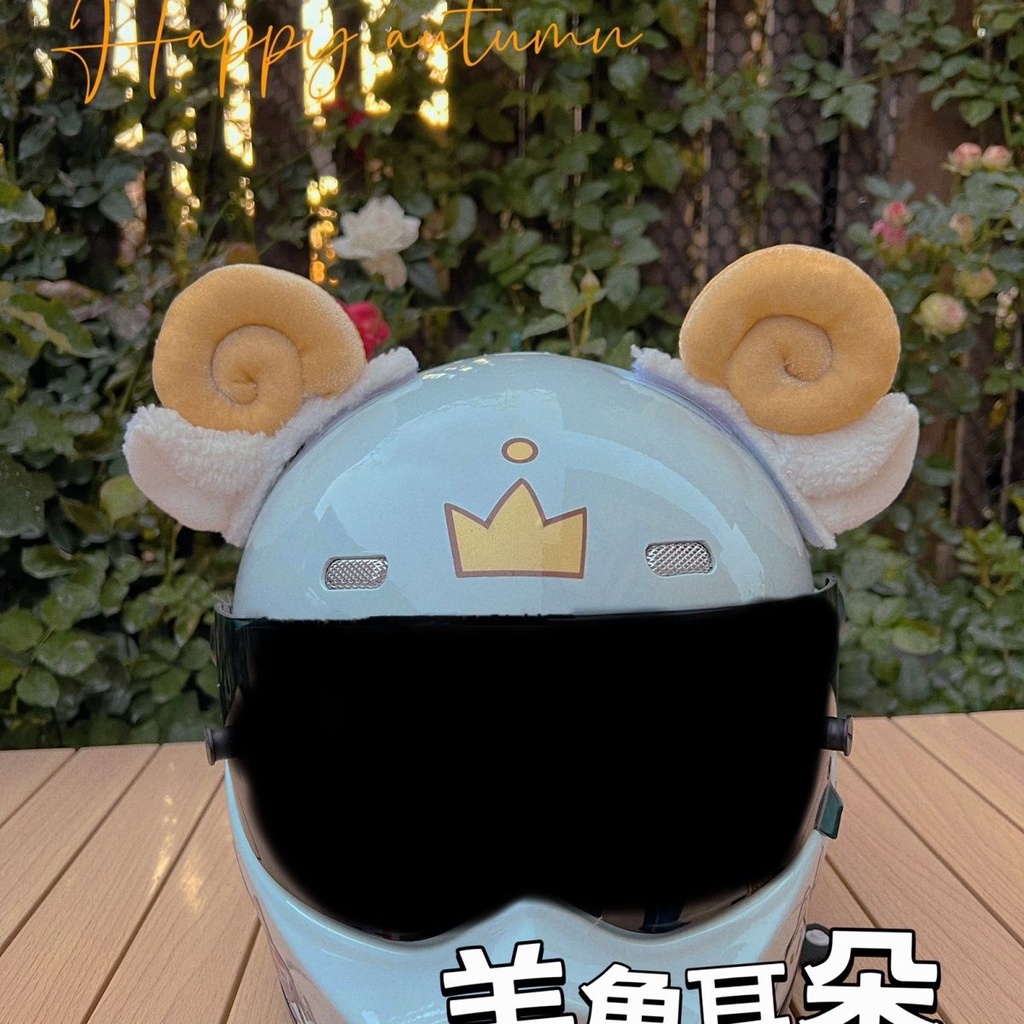 Sừng Trang Trí Mũ Bảo Hiểm Xe Mô Tô Độc Đáo DIY