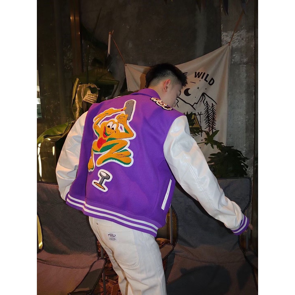 L nam và nữ áo khoác ném bom mới áo khoác thời trang