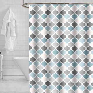 Rèm nhà tắm rando kích thước 2m2 x 2m, vải polyester không thấm nước, nấm mốc