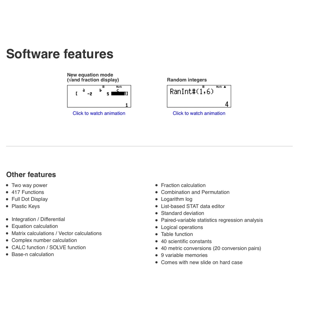 Máy Tính Cổ Điển Casio FX-991es