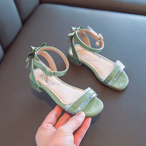 Xăng đan Công Chúa Bằng Da Đế Mềm Thời Trang Mùa Hè Hàn Quốc 2023 Dành Cho Bé Gái