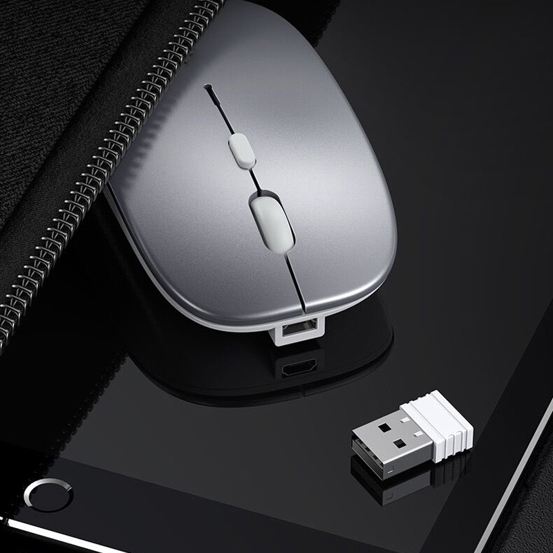 Chuột Chơi Game Không Dây Cấu Hình Thấp Yên Tĩnh Một Chế Độ Usb Quang Điện 2.4G Dành Cho Windows / Mac/ Android / Ipad