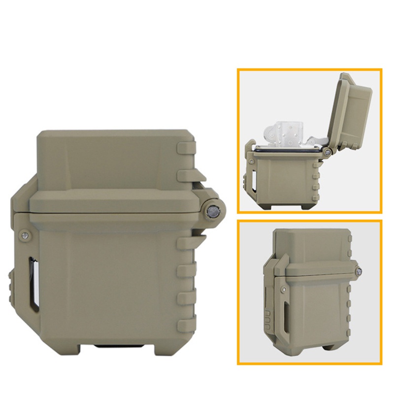 Hộp Đựng Bật Lửa LUC Kiểu Quân Đội Cho Zippo W1