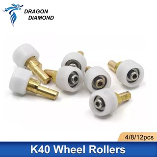 Drangon Diamond 4 Cái / 12 Chiếc Bánh Xe Con Lăn K40 Một Phần Đầu Gắn Xe Bộ Dành Cho DIY CO2 Mini La