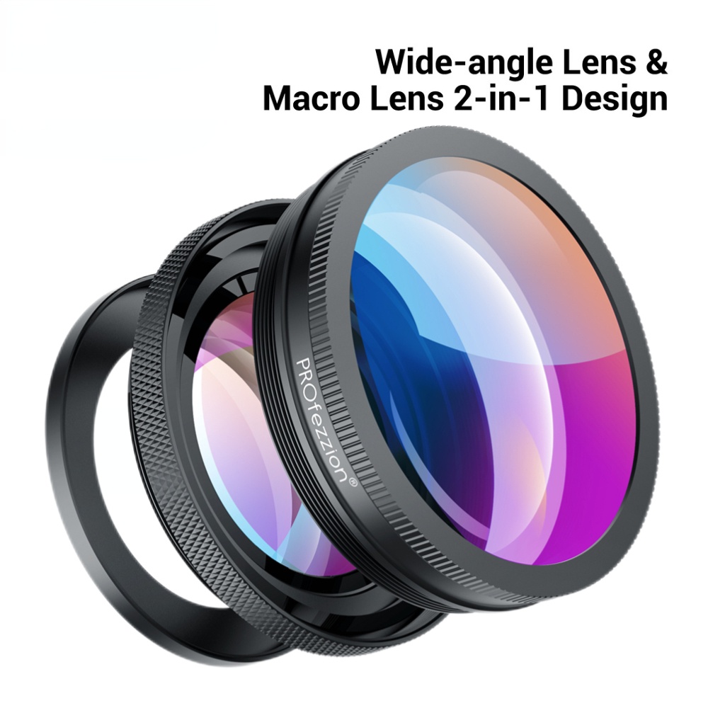 Ống Kính Góc Rộng 2 Trong 1 Cho Máy Ảnh sony zv-e10 + e pz 16-50mm f3.5-5.6 oss Phù Hợp