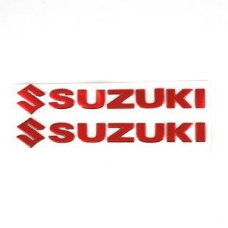 Miếng Dán Logo suzuki 3D Trang Trí Xe Mô Tô