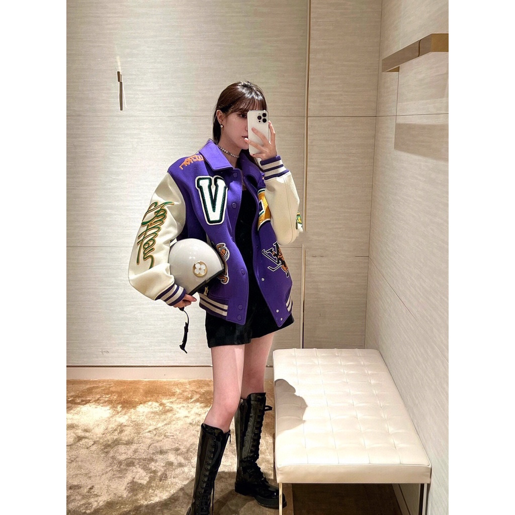 L nam và nữ áo khoác ném bom mới áo khoác thời trang