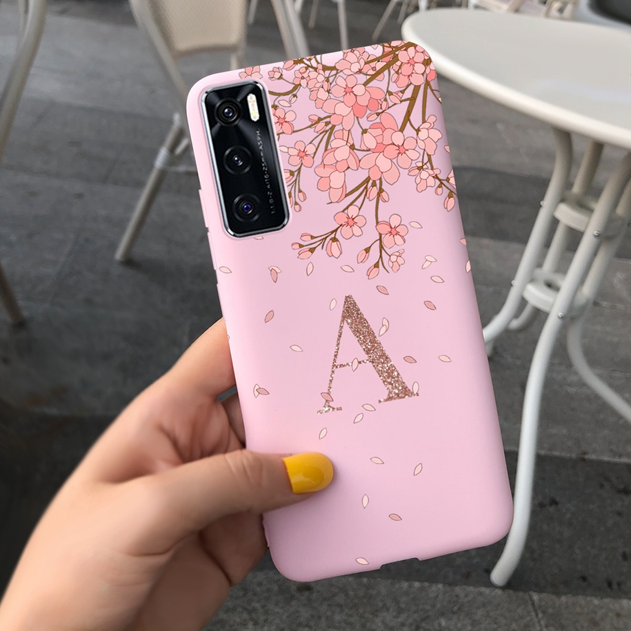 Ốp Điện Thoại In Chữ Và Vương Miện Dễ Thương Cho Vivo V20 SE Casing V2022 V2023 VivoV20 SE V20SE 6.44 inch