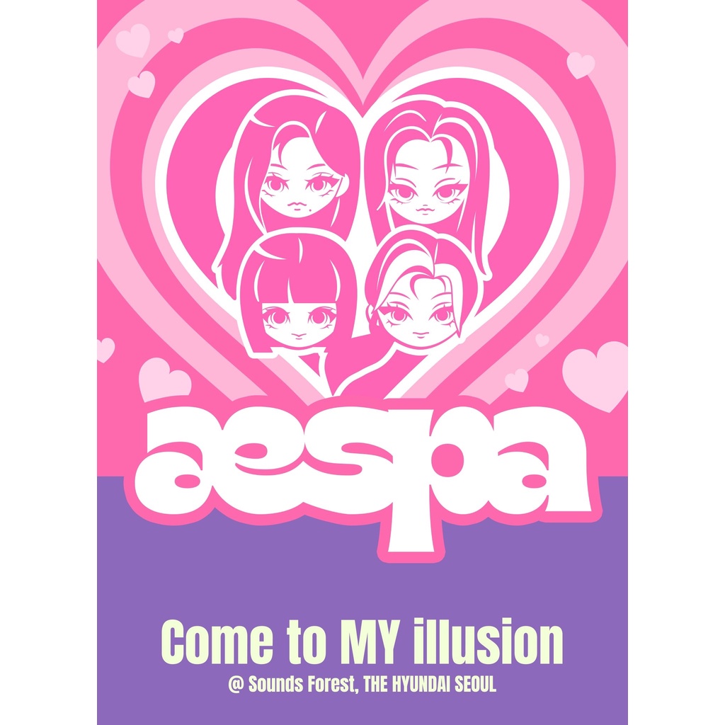 Aespa POINT STICKER SET - Come to MY illusion