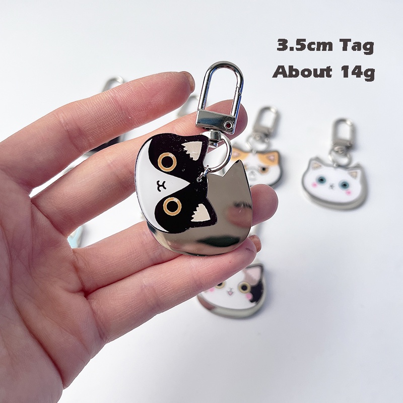 Thẻ Tên Bằng Acrylic 3cm Bằng Thép Không Gỉ Gắn Vòng Cổ Cho Thú Cưng