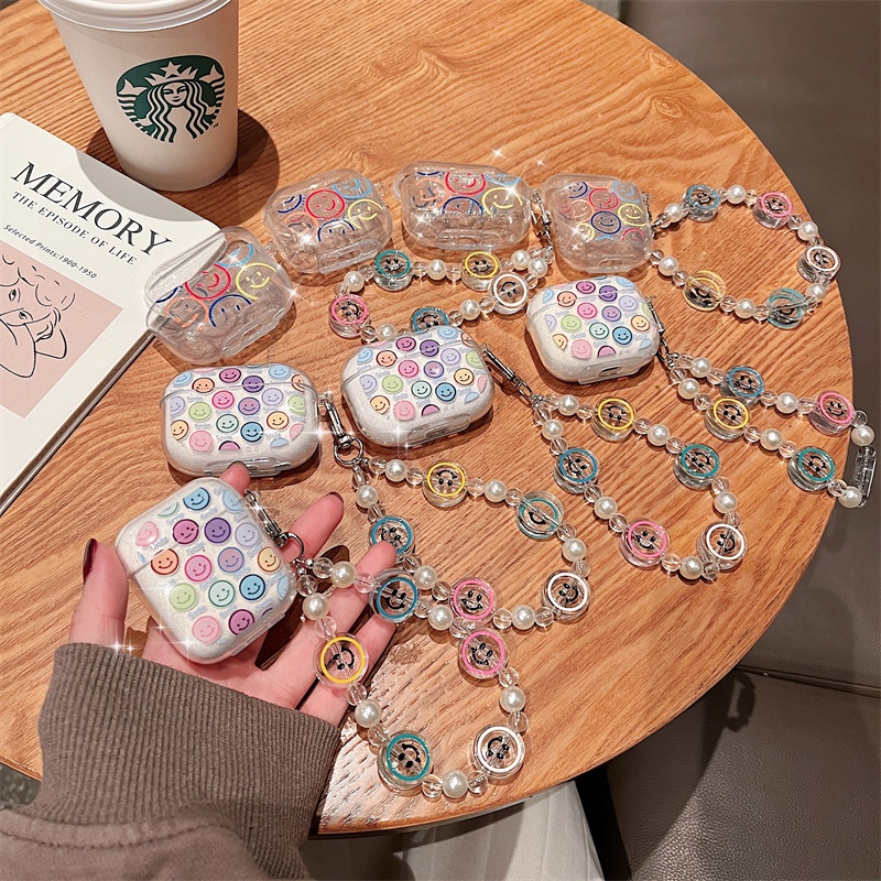 Ốp Hộp Đựng Tai Nghe Nhét Tai Hình Mặt Cười Cho Apple AirPods Pro2 Pro AirPods 1 / 2 AirPods 3