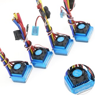 Bộ điều khiển tốc độ điện esc không chổi than chống nước 45a 60a 80a 120a cho xe hơi điều khiển từ xa 1 / 8 1 / 10 1 / 12