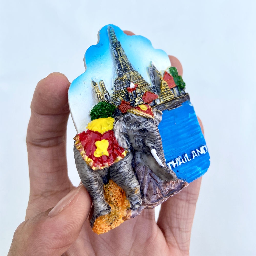 Nam Châm Dán Tủ Lạnh Trang Trí Hình Du Lịch Bằng Nhựa resin