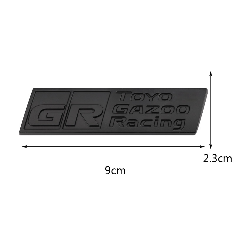 Miếng Dán Trang Trí Xe Hơi In Chữ GR Gazoo Racing for Toyota HV Yris GRMN GR Sport RZ RC RS Prius Lexus Harrier