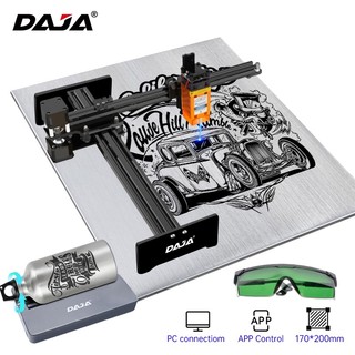  Daja d2 laser Khắc Chữ Tự Động Bằng Thép Không Gỉ Nhỏ Gọn Tùy Chỉnh diy