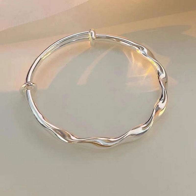 Vòng Tay Bạc 925 Thiết Kế Đơn Giản Thời Trang Cho Nữ Mới