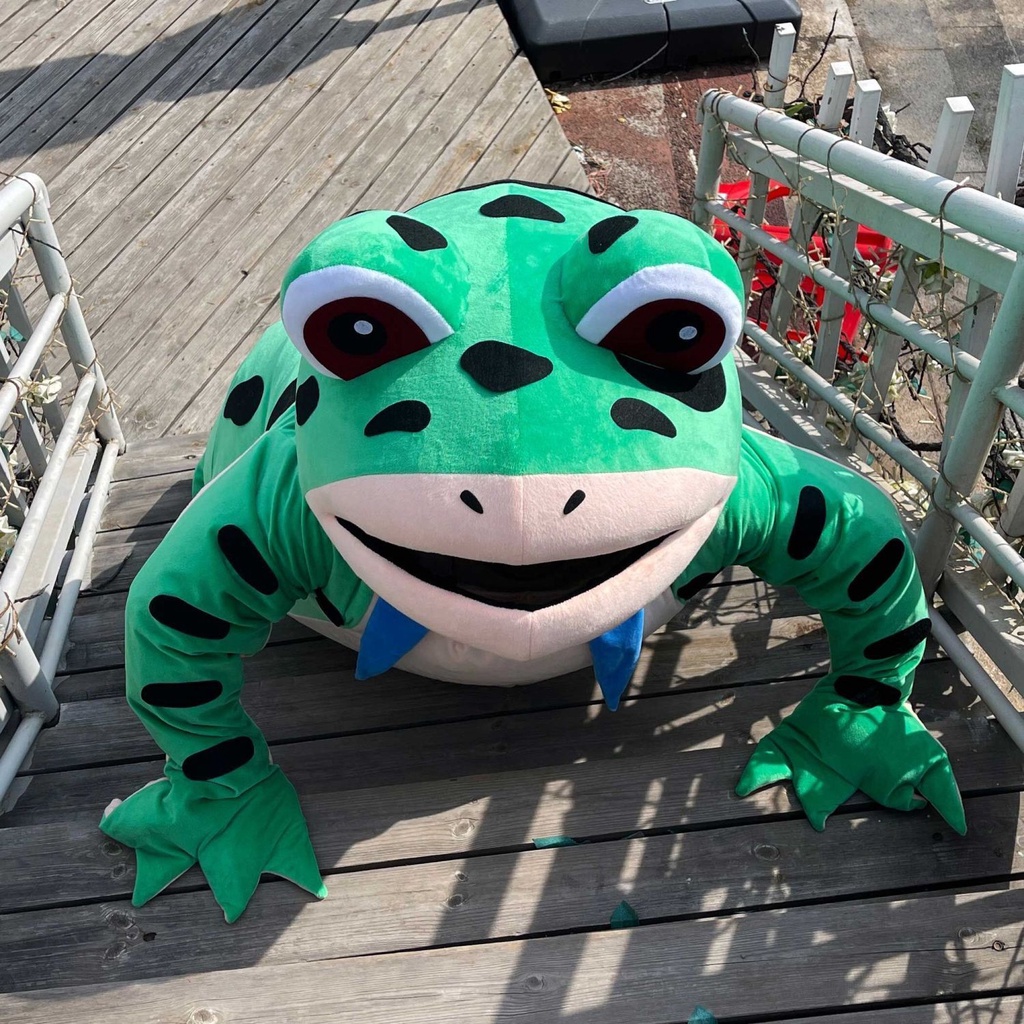 Bộ Đồ Hóa Trang Búp Bê Ếch Hoạt Hình Vui Nhộn