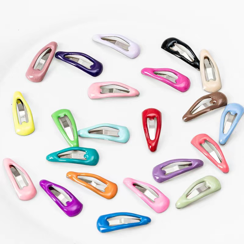 Kẹp Lông Thú Cưng Hình Vuông Mini 2cm Sơn Màu Sắc BB Dành Cho Thú Cưng