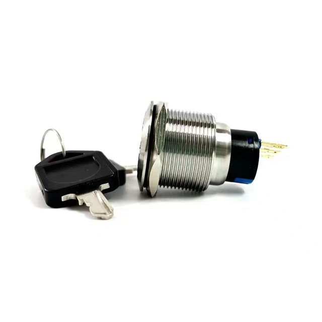 Nút Xoay Bằng Thép Không Gỉ 2 Và 3 Vị Trí 16mm 19mm 22mm 1NO1NC
