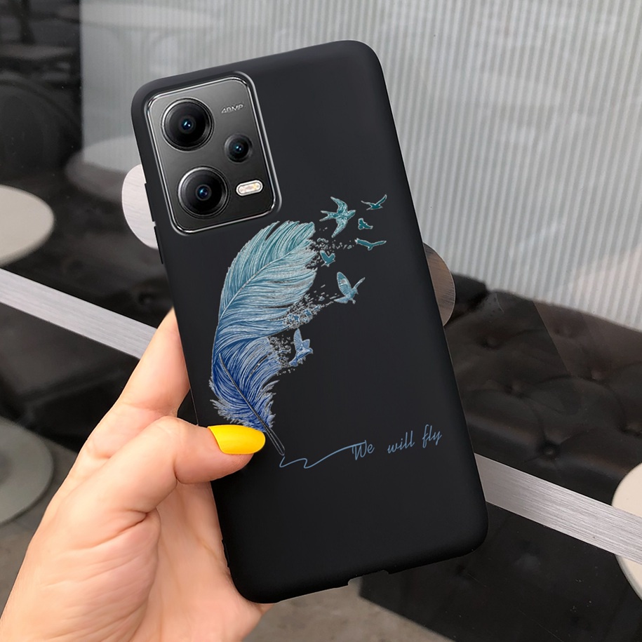 Ốp Điện Thoại Silicon Mềm Họa Tiết Da Báo / Phi Hành Gia Cho Xiaomi Poco X5 Pro 5G PocoX5 X5Pro 5G 2023