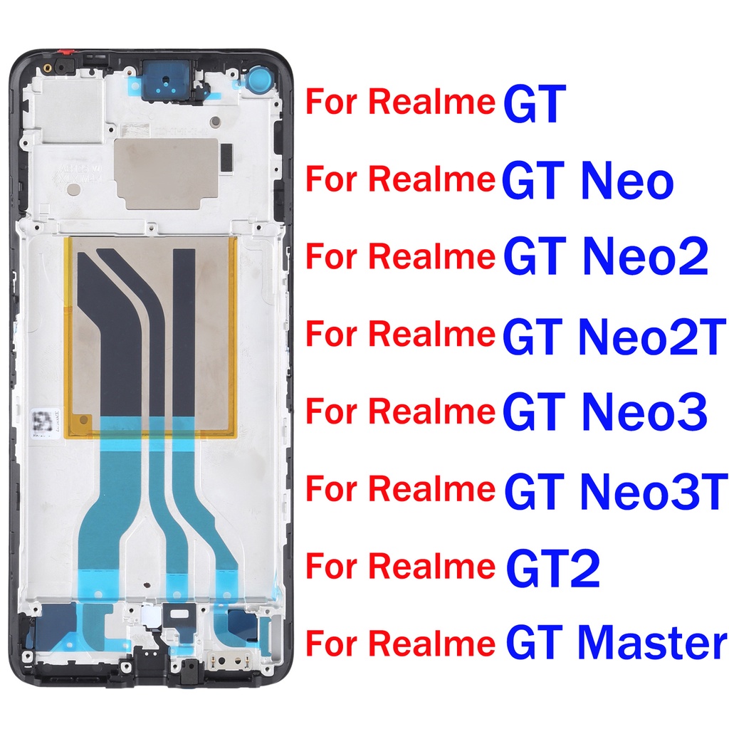 Khung Giữa Màn Hình LCD Thay Thế Cho Realme GT Neo2 GT GT Neo Neo Frash Neo2T GT Neo3 Neo3T GT2 Realme GT