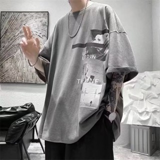 M-8XL[ có size 40 kg_110 kg ]Áo phông rộng nam nữ Vans Summer Unisex oversize form rộng Áo Thun Mùa Hè Dáng Suông Tay Cộc In Hình Cún Con Bằng Vải Mềm Kích Thước Lớn Cho