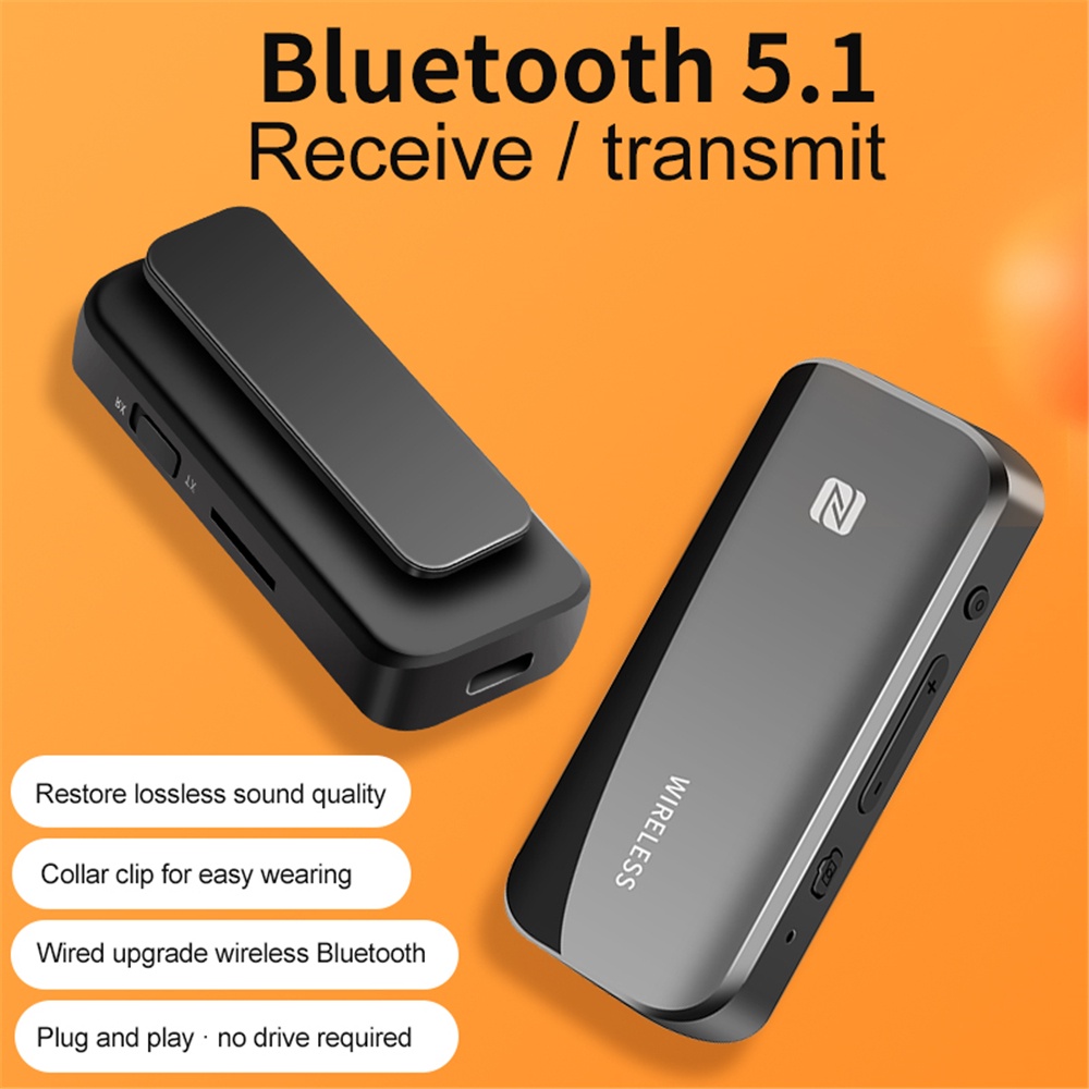 Bộ Truyền Nhận Tín Hiệu Bluetooth 5.1 2 Trong 1 Jack Cắm 3.5mm Cho Xe Hơi | BigBuy360 - bigbuy360.vn