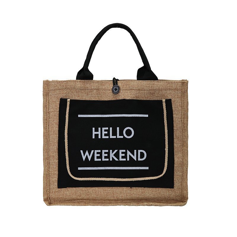 Túi Xách Nữ Vải Lanh Phong Cách retro Mới-AA1067