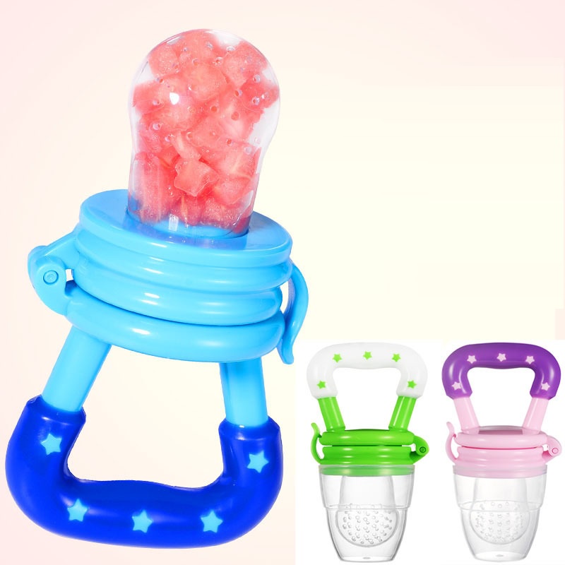 Túi Lưới Silicone Đựng Trái Cây Ăn Dặm Cho Bé