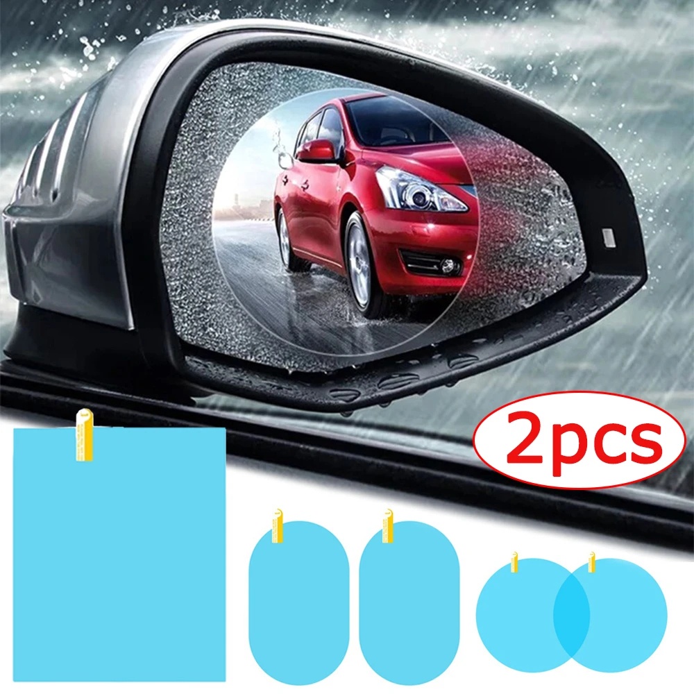 Miếng Dán Nano Hình Tròn Chống Sương Mù / Nước Mưa Cho Gương Chiếu Hậu Xe Hơi