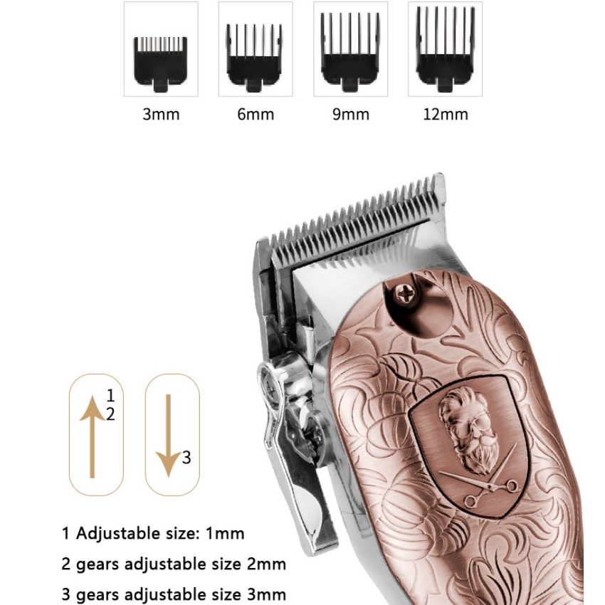 Tông Đơ Cắt Tóc Chuyên Nghiệp Kemei KM-3705