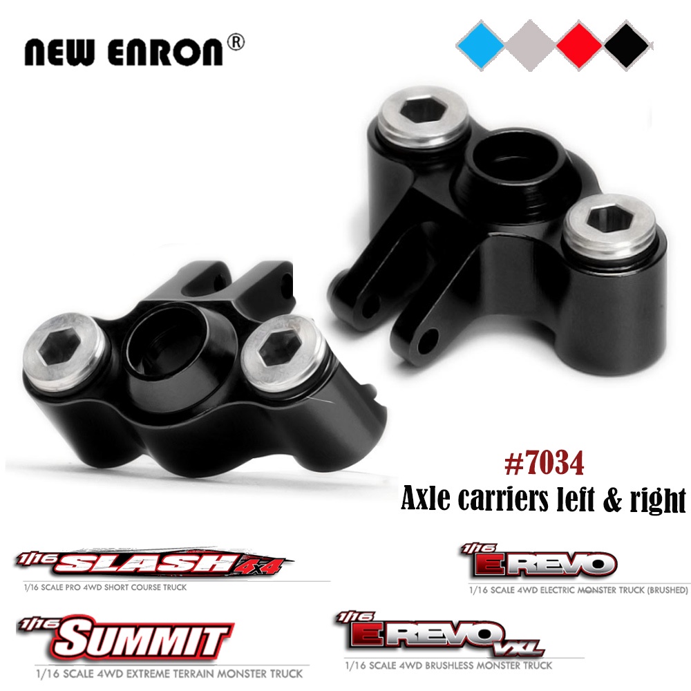 Phía trước phía sau bên trái &amp; Xe đẩy trục phải Knuckle Arm 7034 cho RC Car 1/16 Traxxas ERevo VXL 71054 71076 Slash 70054 Summit 72054